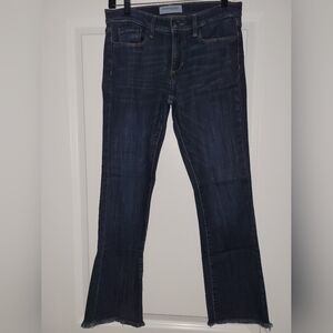 Banana Republic Premium Denim Cropped Flare Size 26